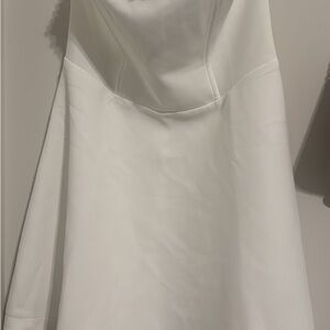 Altar'd State Strapless Cream Dress
